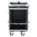 Gator GRC-10X12 PU Moulded Pop-Up Rack Case, 10U Top, 12U Side - Front Open