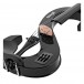 Stagg S-Shaped Electric Violin Outfit, Metallic Black - controls