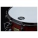 Tama SLP 14'' x 6'' G-Bubinga Snare Drum, Natural Quilted Bubinga - Hoop Detail