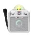 N-Gear Disco Block 410 Portable Karaoke Speaker, White
