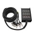 Studiospares 8 XLR/4 Jack Stage Box & Snake, 15m