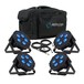 ADJ Mega Hex LED Par Cans, Four Pack with Free Bag and Cables 1