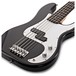 LA 5 String Bass Guitar by Gear4music, Black