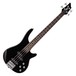 3/4 Chicago Bass Guitar + 15W Amp Pack, Black