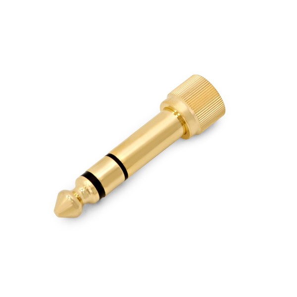 Headphone Jack Screw Adapter Gold by Gear4music main