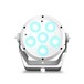 Cameo ROOT PAR 6 White 6 x 12 W RGBAW + UV LED Par, Front