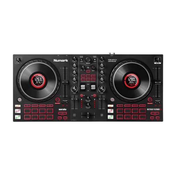 Numark Mixtrack Platinum FX DJ Controller top view