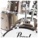 Pearl Roadshow 5pc Compact Drum Kit w/Sabian Cymbals, Bronze Metallic