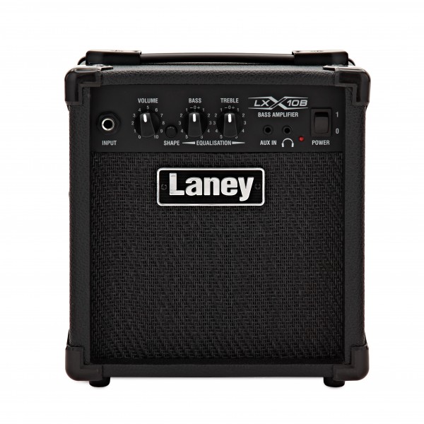Laney LX10B 10 Watt Bass Guitar Combo Amp, Black