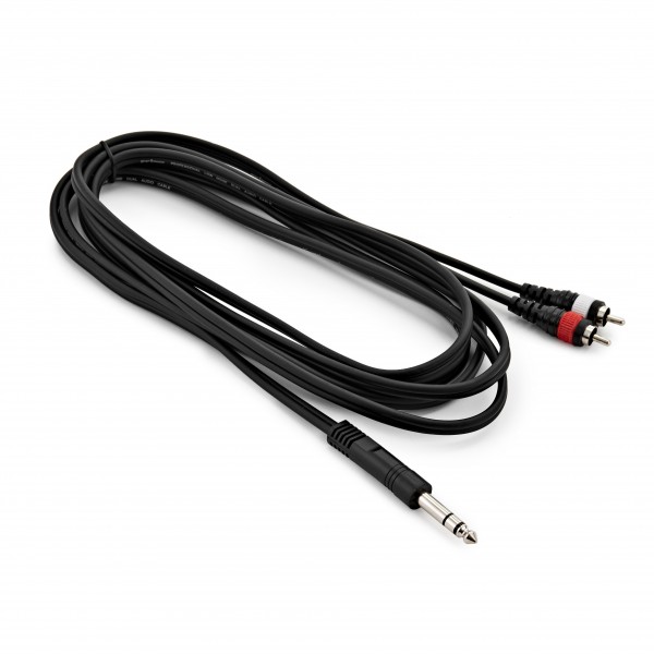 Stereo Jack - Phono (2x) Cable, 2m