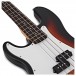 LA Bass Guitar Sunburst, 15W Bass Amp Pack