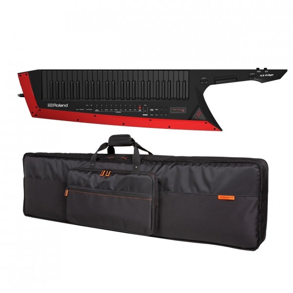 Roland AX-Edge Keytar, Black with Bag - Full Bundle