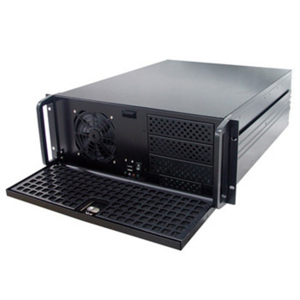 Red Sub i7 64bit Audio Rack-Mount Computer - Angled