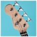 VISIONSTRING 3/4 Left Handed Bass Guitar Pack, Black