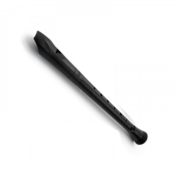 Nuvo Descant Recorder, German Fingering, Black and Black 